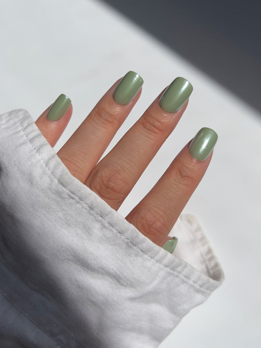 sage chrome short press on nails fall nails best press ons