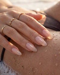 chrome hailey beiber nails 2026 glazed donut